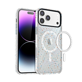 Splash - Ink Design Wireless Charging Case - WHITE for iPhone 17 Pro (Only Ground Shipping)