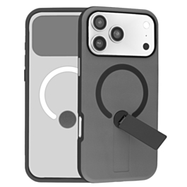 Shockproof Rugger Magnetic Case with Kickstand (BLACK) for iPhone 17 Pro (Only Ground Shipping)