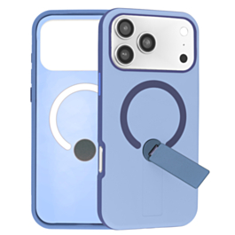 Shockproof Rugger Magnetic Case with Kickstand (BLUE) for iPhone 17 Pro (Only Ground Shipping)