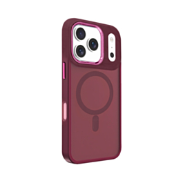 New Magnetic Wireless Charging Case (Burgundy) for iPhone 17 Pro (Only Ground Shipping)