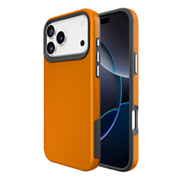 Shock Absorption Protective Dual Layer Case (ORANGE) for iPhone 17 Pro (Only Ground Shipping)