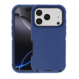 Heavy Duty Case for iPhone 17 Pro (DARK BLUE & BLACK) (Only Ground Shipping)