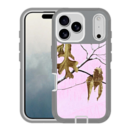 Heavy Duty Case - CAMO PINK for iPhone 17 Pro (Only Ground Shipping)