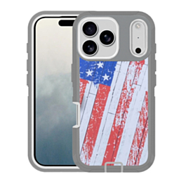 Heavy Duty Case - FLAG for iPhone 17 Pro (Only Ground Shipping)