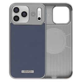 Metallic Leather Case (NAVY BLUE) for iPhone 17 Pro (Only Ground Shipping)