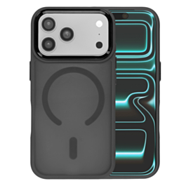 New Magnetic Wireless Charging Case with IC Chip (BLACK) for iPhone 17 Pro (Only Ground Shipping)