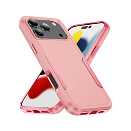 Dual Layers Shockproof Strong Case - PINK for iPhone 17 Pro (Only Ground Shipping)