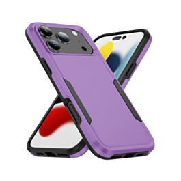 Dual Layers Shockproof Strong Case - PURPLE for iPhone 17 Pro (Only Ground Shipping)