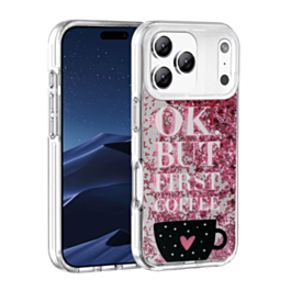 Liquid Quicksand Glitter Cover Case - OK for iPhone 17 Pro Max (Only Ground Shipping)