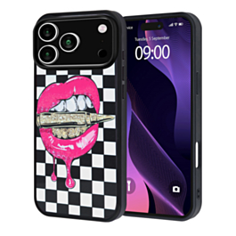 Printing Aluminum Plate Case - CHECKERBOARD for iPhone 17 Pro Max (Only Ground Shipping)