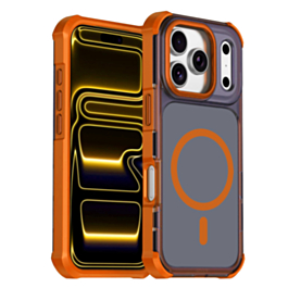Dual Layer Electroplated Border Wireless Charging Case (GRAY) for iPhone 17 Pro (Only Ground Shipping)