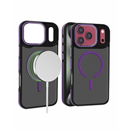 Slim Non-Slip Translucent Matte Wireless Charging Case (Purple) for iPhone 17 Pro / 18 Pro (Only Ground Shipping)