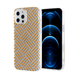 Dual Layer Gold Design Printed Case - 5 for iPhone 12 / 12 Pro (Only Ground Shipping)