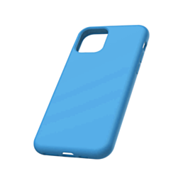 Soft Solid Silicone Case (Full Buttom Cover) (BABY BLUE) for iPhone 11 Pro Max (Only Ground Shipping)
