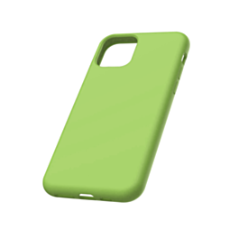 Soft Solid Silicone Case (Full Buttom Cover) GREEN for iPhone 11 Pro Max (Only Ground Shipping)