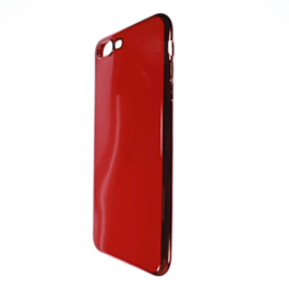 New Design Silicone Case - RED for iPhone 8P / 7P (Only Ground Shipping)