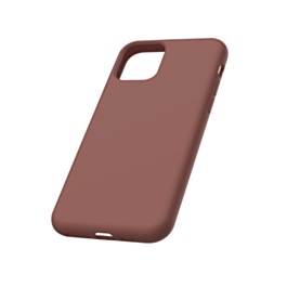 Soft Solid Silicone Case (Full Buttom Cover) - Style 30 for iPhone 11 Pro Max (Only Ground Shipping)