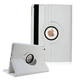 360 Degree Rotating Swivel Stand Case - WHITE for iPad 5 (2017) / iPad 6 (2018) / Air 1 / Air 2 / Pro 9.7 (Only Ground Shipping)