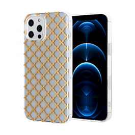 Dual Layer Gold Design Printed Case - 3 for iPhone XR (Only Ground Shipping)