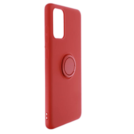 Galaxy S20 Plus Soft Solid Case with Ring - RED (Only Ground Shipping)