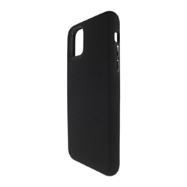 Shock Absorption Protective Dual Layer Case - BLACK for iPhone 12 Mini (Only Ground Shipping)
