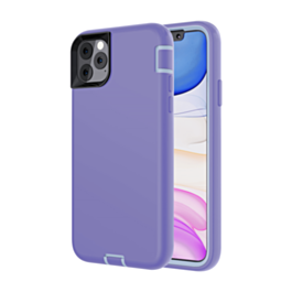 Silicone Design Heavy Duty Case - LILAC for iPhone 12 Mini (Only Ground Shipping)