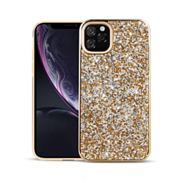 Bling Diamond Dual Layer Protection Case - GOLD for iPhone 12 Mini (Only Ground Shipping)