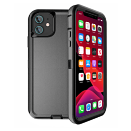 Heavy Duty Case for iPhone 12 Mini (BLACK) (Only Ground Shipping)