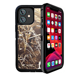 Heavy Duty Case for iPhone 12 Mini (CAMO BLACK) (Only Ground Shipping)
