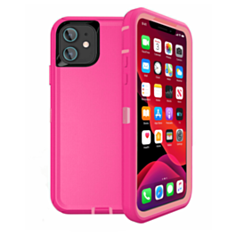 Heavy Duty Case for iPhone 12 Mini (HOT PINK) (Only Ground Shipping)