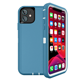 Heavy Duty Case for iPhone 12 Mini (TEAL) (Only Ground Shipping)