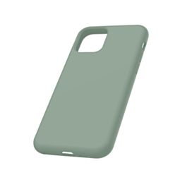 Soft Solid Silicone Case (Full Buttom Cover) - MINT for iPhone 12 Pro Max (Only Ground Shipping)