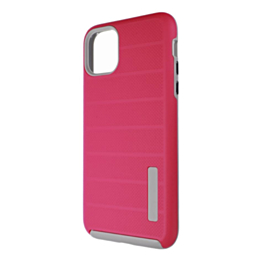 Innovative Hybrid Design Dual Pro Case - PINK for iPhone 12 / 12 Pro (Only Ground Shipping)