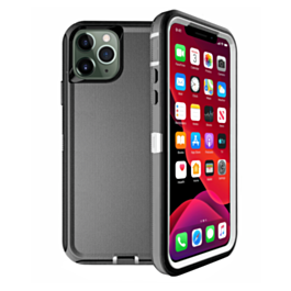 Heavy Duty Case for iPhone 11 Pro (BLACK & WHITE) (Only Ground Shipping)