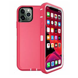 Heavy Duty Case - PINK & WHITE for iPhone 11 Pro (Only Ground Shipping)
