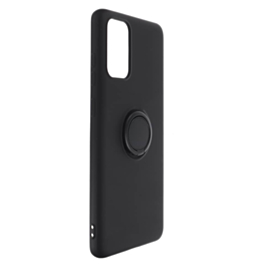 Galaxy S20 Plus Soft Solid Case with Ring - BLACK (Only Ground Shipping)