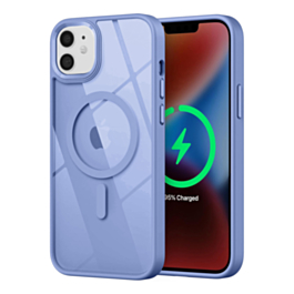 Shiny Magnetic Clear Cases (BLUE) for iPhone 11 (Only Ground Shipping)