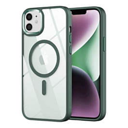 Shiny Magnetic Clear Cases - GREEN for iPhone 11 (Only Ground Shipping)