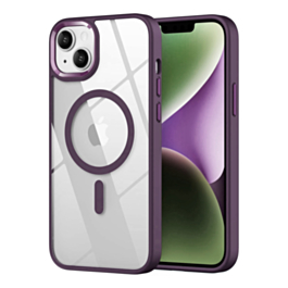 Shiny Magnetic Clear Cases - PURPLE for iPhone 11 (Only Ground Shipping)