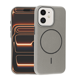 Magnetic Leather Soft Cases - TITANIUM GRAY for iPhone 11 (Only Ground Shipping)