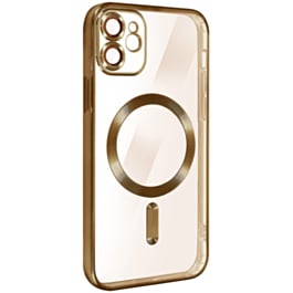 Shiny Wireless Charging Clear Case - GOLD for iPhone 11 (Only Ground Shipping)