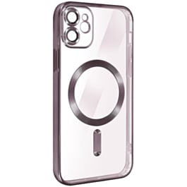 Shiny Wireless Charging Clear Case - PURPLE for iPhone 11 (Only Ground Shipping)