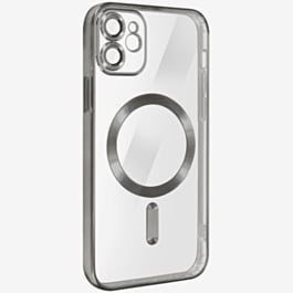 Shiny Wireless Charging Clear Case - SILVER for iPhone 11 (Only Ground Shipping)