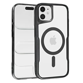 Glossy & Transparent Magnetic Case - BLACK for iPhone 11 (Only Ground Shipping)