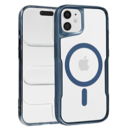 Glossy & Transparent Magnetic Case - DARK BLUE for iPhone 11 (Only Ground Shipping)