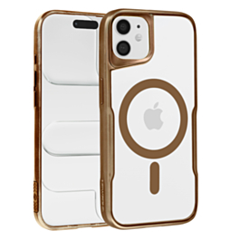 Glossy & Transparent Magnetic Case - DESERT GOLD for iPhone 11 (Only Ground Shipping)