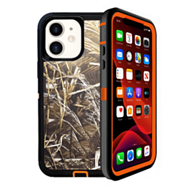 Heavy Duty Case for iPhone 11 (CAMO ORANGE) (Only Ground Shipping)