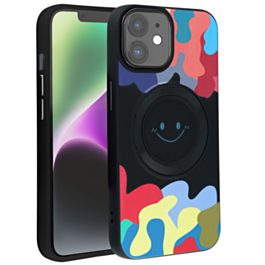 Happy Face Wireless Charging Case - BLACK for iPhone 11 (Only Ground Shipping)