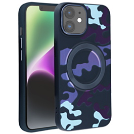 Camouflage Design Wireless Charging Case - PURPLE for iPhone 11 (Only Ground Shipping)