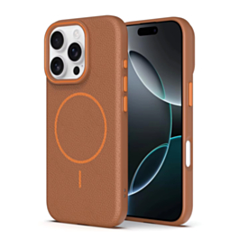 Magnetic Leather Soft Cases - GOLDEN BROWN for iPhone 11 Pro Max (Only Ground Shipping)